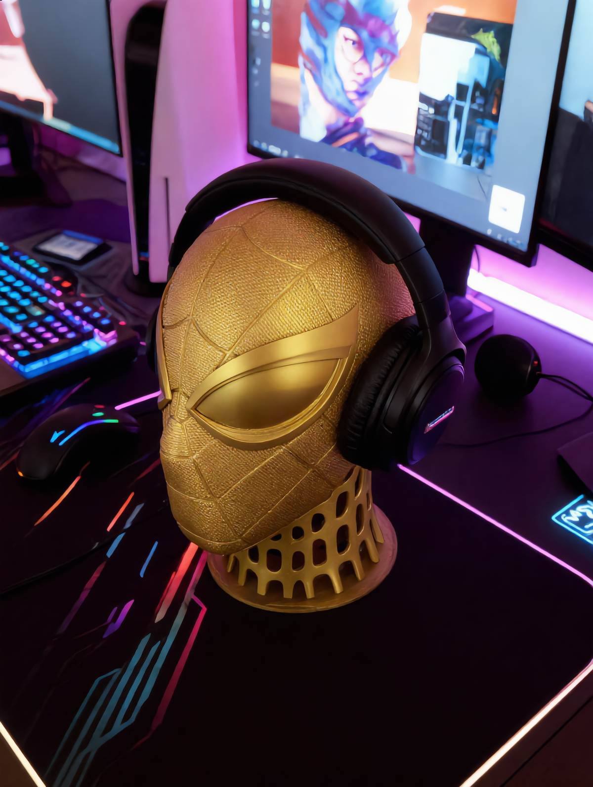 Spider-Man Signature Edition – Porta Cuffie Premium per Setup Gaming