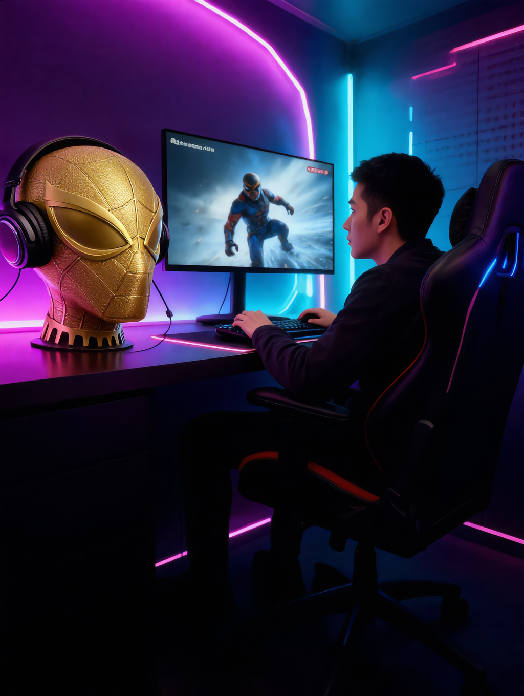Spider-Man Signature Edition – Porta Cuffie Premium per Setup Gaming